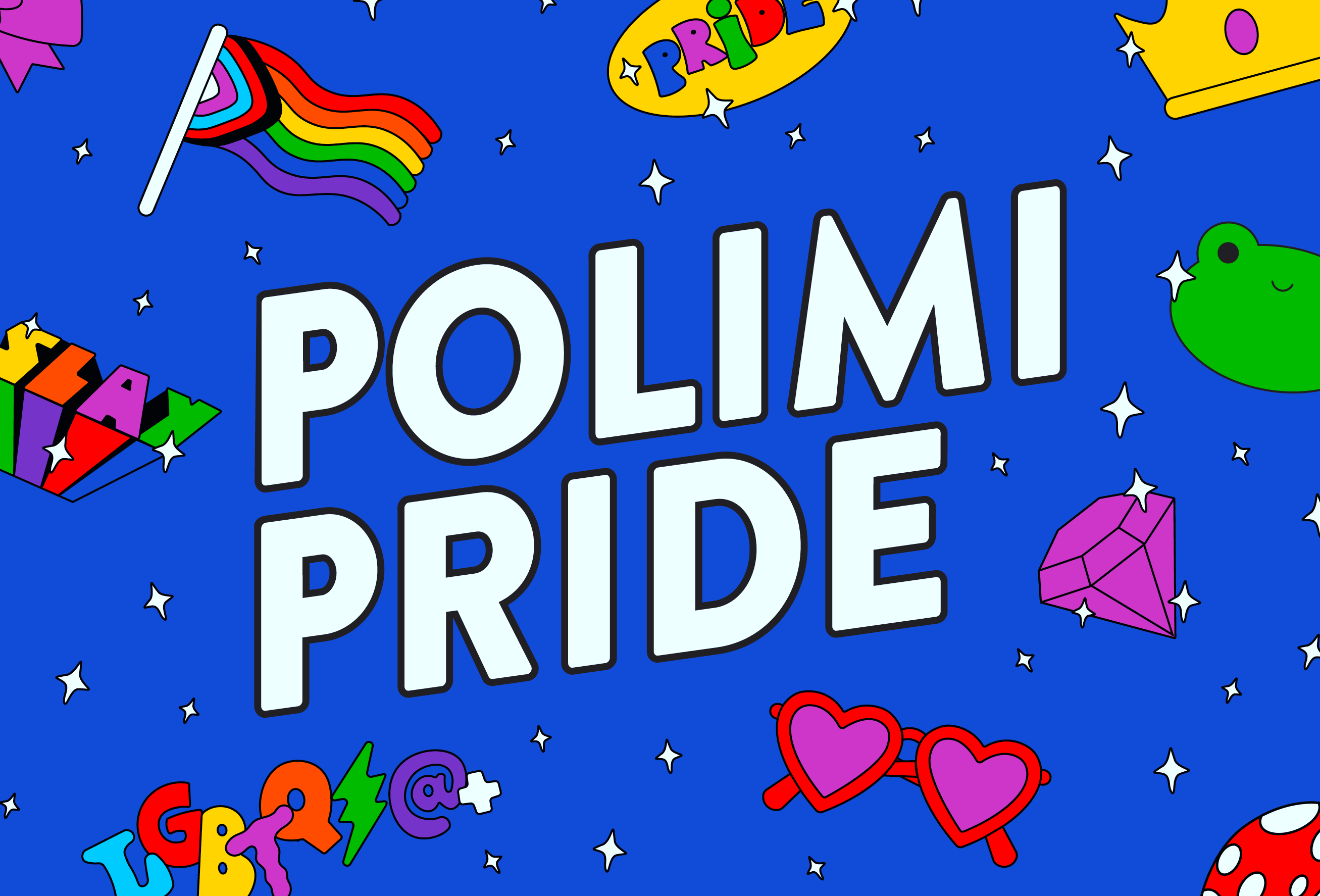 Le grafiche del Polimi Pride 2023